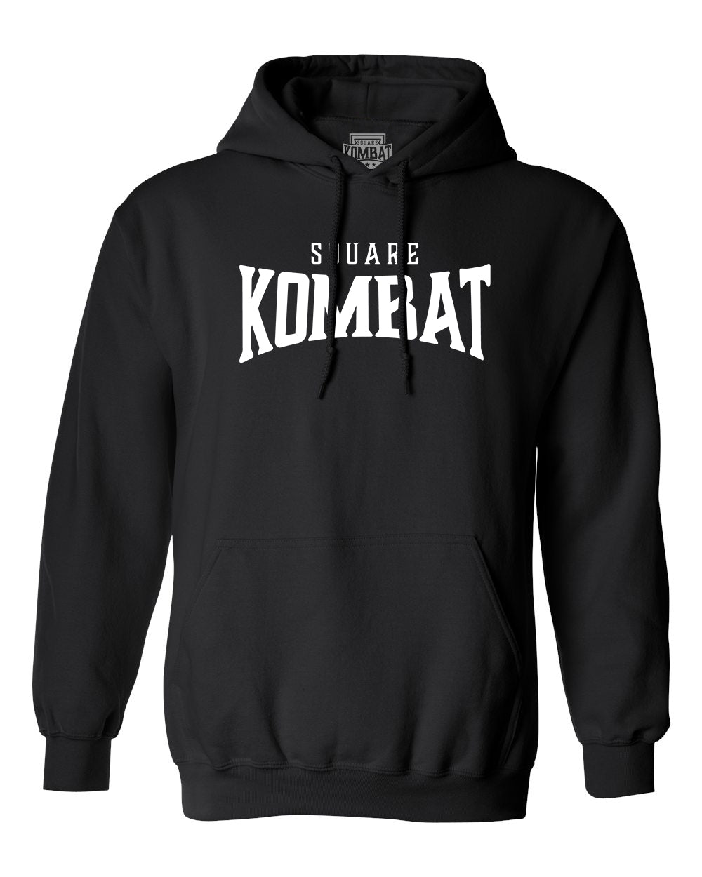 Train Hard Fight Easy By Square Kombat - Black Hoodie