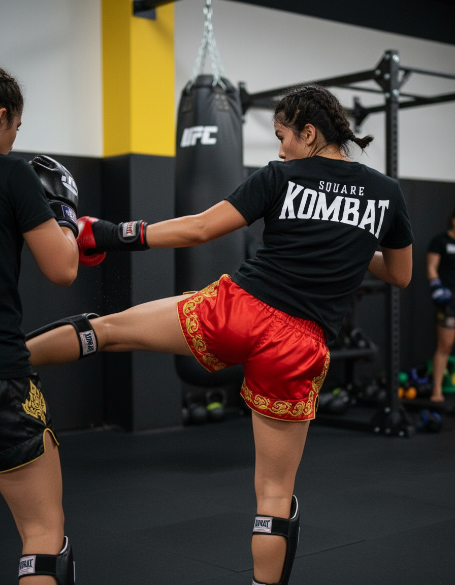 Hard Work By Square Kombat - T-Shirt - Black