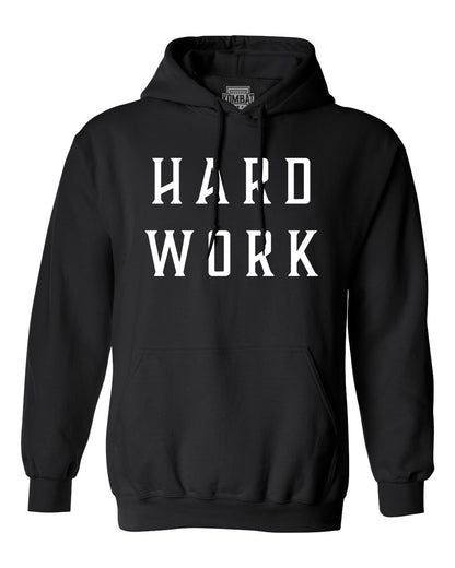 Hard Work By Square Kombat - Black Hoodie
