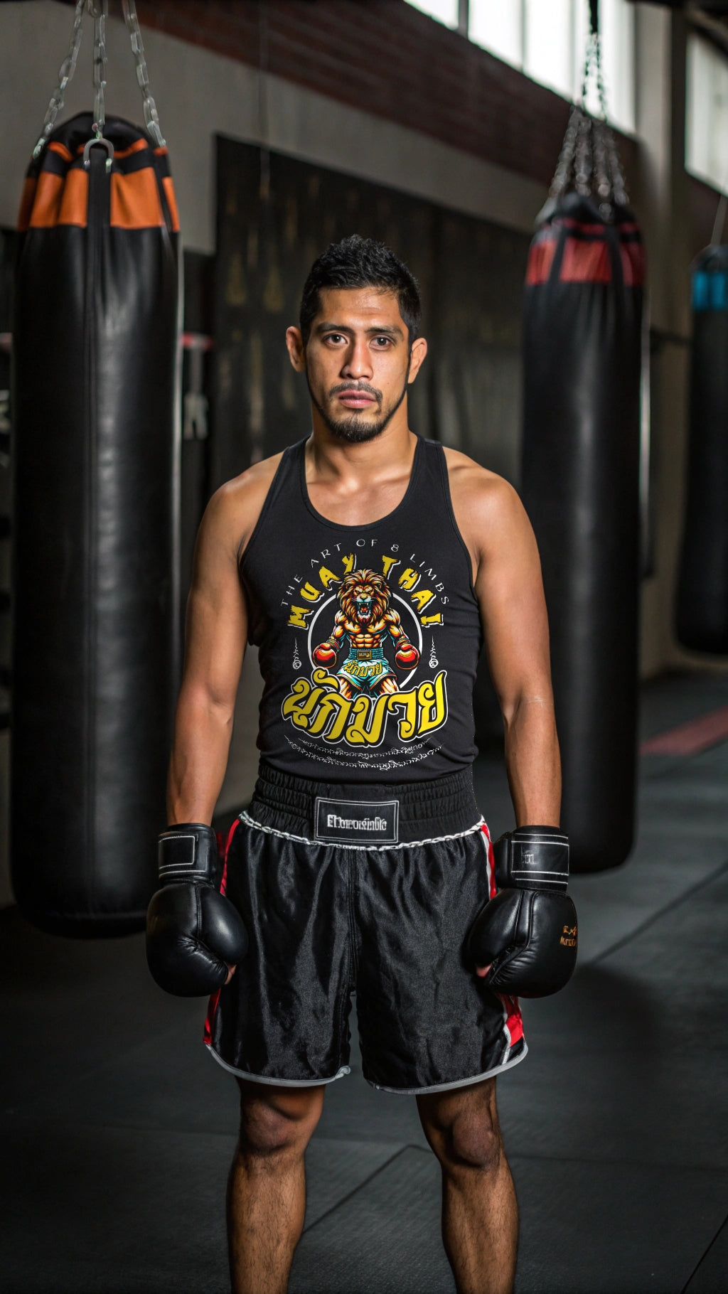 King of The Ring Muay Thai By Square Kombat - Tank Top - Black
