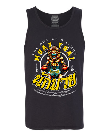 King of The Ring Muay Thai By Square Kombat - Tank Top - Black