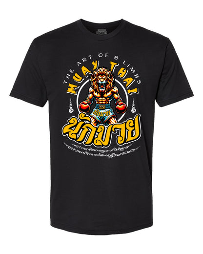 King of The Ring Muay Thai By Square Kombat - T-Shirt - Black