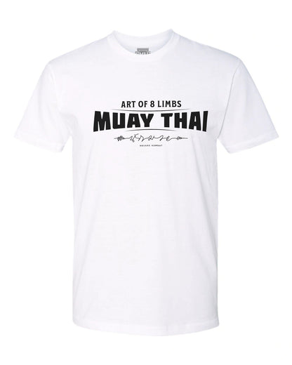 Toro Rojo Muay Thai By Square Kombat - T-Shirt - White