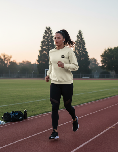 Square Kombat - Sweater Crewneck - Sand