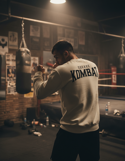 Square Kombat - Sweater Crewneck - Sand