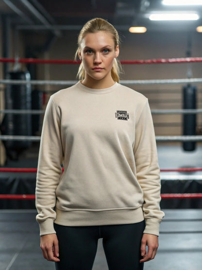 Square Kombat - Sweater Crewneck - Sand